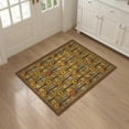 thumbnail image 3 of ODIKA Guitar Ornamental Music Theme Symmetrical Grid Layout Rock Vintage for Home Office, Hallway, Laundry Room, Non-Slip Chair-Friendly, 3 of 7