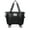Black, variant on Expandable Rolling Travel Bag With 360° Detachable Wheels Trolley Sleeve Pocket Foldable Luggage Bag Waterproof Carry On Overnight Tote Duffle Bag For Home Storage Gym Moving Camping
