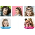 thumbnail image 5 of 5PCS Rhinestone Headbands for Women Hair Bands No Slip Fashion Boho Elastic Head Wrap Wedding Bridal Gatsby Headwrap for Girls, 5 of 9