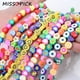 thumbnail image 2 of Cuentas espaciadoras de arcilla polimérica para fabricación de joyas, abalorios sueltos hechos a mano, pulsera, collar, accesorios de bricolaje para niños, 10mm, 30/50/100 piezas, 2 of 4