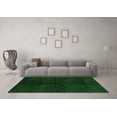 thumbnail image 3 of Ahgly Company Indoor Rectangle Abstract Green Modern Area Rugs, 7' x 10', 3 of 4