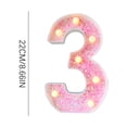 thumbnail image 3 of Wal-mart Deals Viflosae Colorful LED Letter Light Proposal Statement Decoration Scene Decoration Light Save more on weekly flyer features, 3 of 3