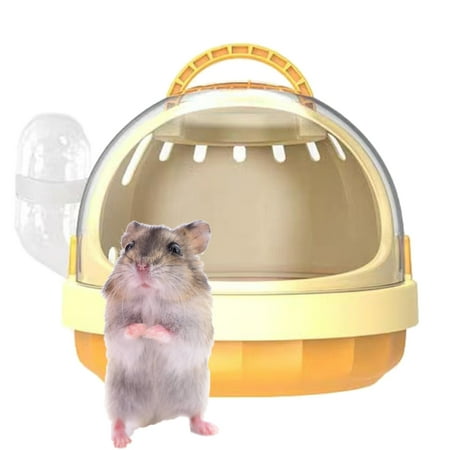 Tizuqe Small Pet Carrier Box Small Pet Travel Cage Practical Pet Outdoor Carry Box