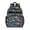 Excavator and Dump Truck Blue Pattern, variant on Excavator and Helicopter Blue Pattern Cute School Backpack Bag for School with Padded Back and Adjustable Shoulder Straps 15.25"x11.5"x5.25"