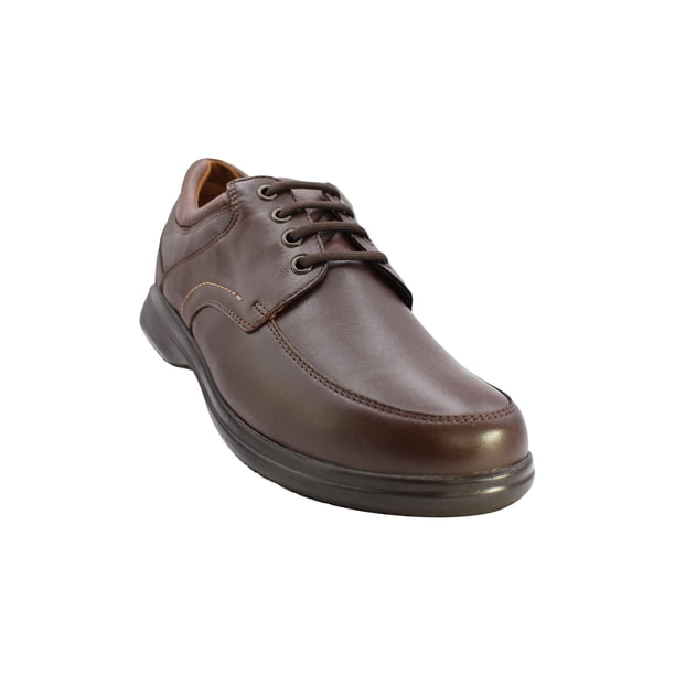 ZAPATO CASUAL DE HOMBRE CAFE PIEL MARCA LEON 17208