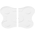 thumbnail image 2 of 40"OD x 1"ID x 14"C x 1"P Luna Architectural Grade PVC Contemporary Ceiling Medallion, Two Piece, 2 of 11