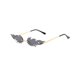 thumbnail image 1 of sweethay Sun Glass práctico portátil diseño único sin montura fiesta de baile multifuncional de moda para mujer negro-gris Type2 NO2, 1 of 6