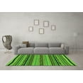 thumbnail image 3 of Ahgly Company Indoor Rectangle Abstract Green Modern Area Rugs, 2' x 3', 3 of 4