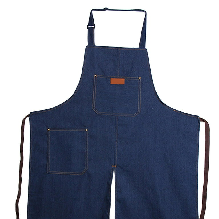 Amazon.com: Chef Denim Apron, Work Smock Jean Apron Cooking