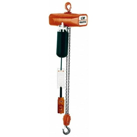 

CM 1/2 Ton Capacity 16 FPM Lift Speed Electric Chain Hoist 1/2 hp 10 Max Lift