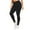 *2-Black, variant on No Boundaries Women's Fleece Lined Yoga Leggings With High-Waisted,Ladies Thermal Warmth Pockets Pants,Women's Winter Workout Yoga For Snow Wearing,Dark Gray,Size S