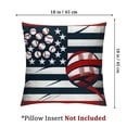 thumbnail image 4 of nygtbtfer and Outdoor Pillow Covers Set of 2, DecorativeThrow Pillow Case, Red Blue White American Flag Linen Soft Cozy Cushion Pillowcases, 4 of 7