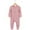 Pink, variant on Dpytoraw Baby Cotton Rompers Footless Pajamas Zipper Long Sleeve Sleeper Jumpsuit Size 6-12 Months