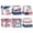 V, variant on 12 Pack 4th Of July Candy Boxes With USA Flag Design Recyclable Paper Treat Bags For Party Favors Independence Day