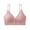 #05 Pink 【Mix, Match & Rotate: Stock Up on Daily Colors】, variant on Women's Front Closure Bra, Full Coverage V Neck Wire Free Bra with Spaghetti Straps, Comfort Feel | VerBelle,Black Free Size