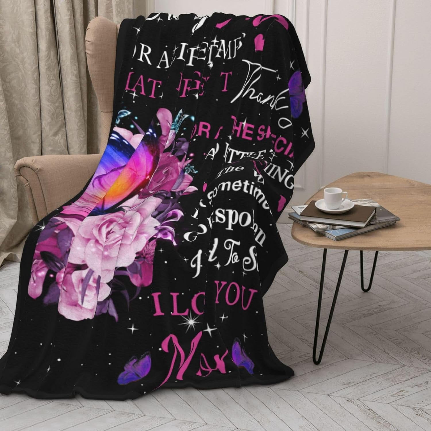 Mothers Day for Gifts Mom Gifts to My mom Blanket from Daughter Son Birthday Mothers Day Valentine's Christmas for Women Presents Throw Blanket