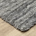 thumbnail image 3 of 6' X 9' Grey Shag Power Loom Stain Resistant Area Rug, 3 of 5