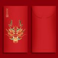 thumbnail image 1 of Teissuly 2024 Chinese New Year Red Envelope Dragon Lunar New Year Envelopes Luckys Money Paper Bag Cash Pocket Money Organizer For Spring Festival Teissuly WER202401276971, 1 of 2