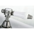 thumbnail image 3 of Kingston Brass KS7978BPL Bel-Air Bridge Bathroom Faucet with Matching Pop-up Drain, Brushed Nickel, 3 of 6