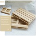 thumbnail image 2 of Coffee Coaster Wooden Cup Cushions Tray Desktop Flowerpot Rack House Decorations for Home Decorative Serving Office, 2 of 6