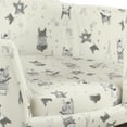 thumbnail image 4 of HomePop Luxury Stain Resistant Dog Bed, French Bulldog Print, 4 of 8