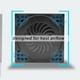 thumbnail image 4 of Base del radiador del soporte de del ventilador de enfriamiento 3 para los accesorios de la de, 4 of 9