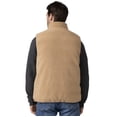 thumbnail image 5 of Free Country Men's Pine Creek Quilted Reversible Vest Olive S, 5 of 6