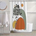 thumbnail image 2 of Boho Modern Shower Curtain For Bathroom/abstract Contemporary Art Minimalist Geometric Bath Waterproof Shower Curtains Set72" X 72"cream (white), 2 of 3