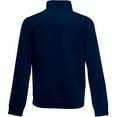 thumbnail image 2 of Fruit Of The Loom Mens Zip Neck Sweatshirt Top, 2 of 4