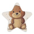 thumbnail image 2 of Star Shaped Energy Saving Night Light Living Room Night Light, Bedroom Night Light, Corridor Night Light, Study Night Light Cartoon Gray Bear, 2 of 6