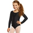 thumbnail image 2 of Girls Leotard Basic Long Sleeve Ballet Dance Leotard Kids & Toddler Shirt (2-14 Years) Variety of Colors, 2 of 2