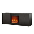 thumbnail image 4 of Ameriwood Home Bartow Electric Fireplace TV Stand, Espresso, 4 of 9