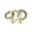 Gold, variant on Schaub And Company 656-PB Fair Isle 3/4" Center To Center Coastal Celtic Rings Solid Brass