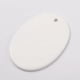 thumbnail image 1 of La Navidad de cerámica en blanco de encargo de la sublimación del círculo redondo de 3 pulgadas adorna el ornamento plano de la Navidad, 1 of 4