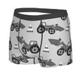 thumbnail image 2 of Junzan Gray Tractor Mens Underwear Boxer Briefs For Men’s - Small, 2 of 9
