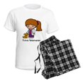 thumbnail image 4 of CafePress - Future Veterinarian Girl Women's Light Pajamas - Women's Short Sleeve Print T-Shirt and Pants Light Cotton Pajama Set, 4 of 7