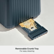 Thyme & Table 2-Slice Toaster, Extra-Wide Slots with Removable Crumb Tray, Atlantic Blue