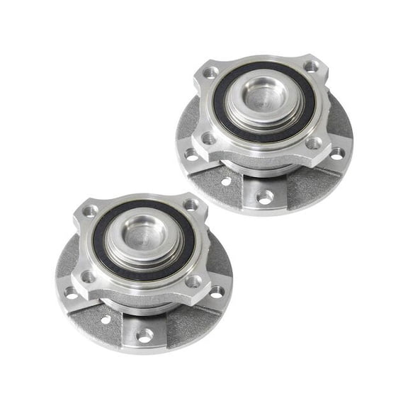 Front Wheel Hub Assembly Set - Compatible with 2008 - 2010 BMW 528i RWD 2009
