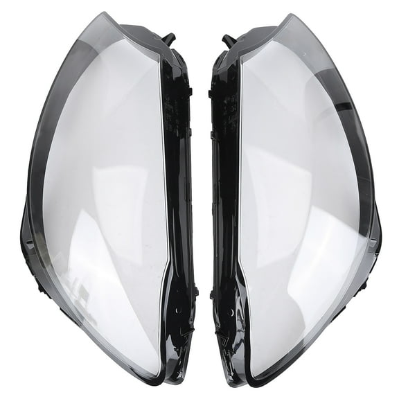 Guwzn 1 Pair Front Headlight Lens Cover Left and Right Side for Mercedes-Benz W205 C180 C200 C260L 2015-2018