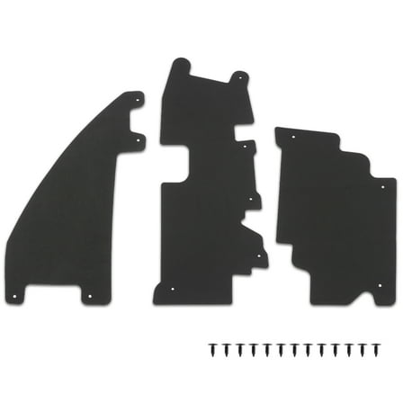 3Pc Rad /Grille Air Deflector Set w/ Fasteners Fit for 09-14 Ford F150 09-14 Raptor