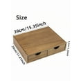 thumbnail image 2 of 1pc Rustic Wood Countertop Coffee Bar Organizer, Coffee Station Organizer With Coffee Pod Drawer Holder Organizer, Coffee Machine Stand Coffee Bar Accessories Organizer, Kitchen Counter Organizer, 2 of 12
