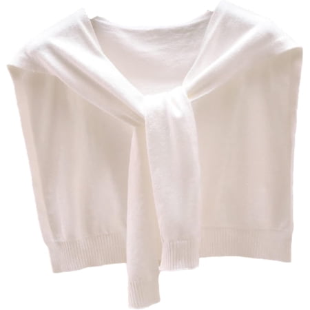 KALAKALA Women's Fashion Sweater Knitted Knotted Shawl Wraps Cape Tops Blouses