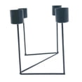 thumbnail image 1 of Candelabro romántico centro de mesa candelabro estable candelabro para fiesta boda mesa de comedor Negro, 1 of 9