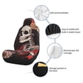 thumbnail image 6 of Yiaed Geisha Skeleton With Flowers Print Car Seat Covers,Universal Auto Seats Protector Fits for Car,SUV Sedan,Truck,Automotive Seat Covers & Accessories-2 PCS, 6 of 9
