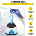 thumbnail image 3 of VEVOR Vortex Mixer, 3000RPM Mini Vortex Mixer Shaker, Touch Function Scientific Lab Vortex Shaker, Mix Up to 50ML, 6mm Orbital Diameter for Test Tube, Tattoo Ink, Nail Polish, Eyelash Adhesives, Paint, 3 of 9