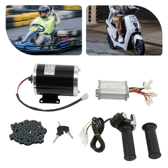 1000W Brush Motor Controller Conversion Kit for Electric Bicycle ATV Ebike 48V