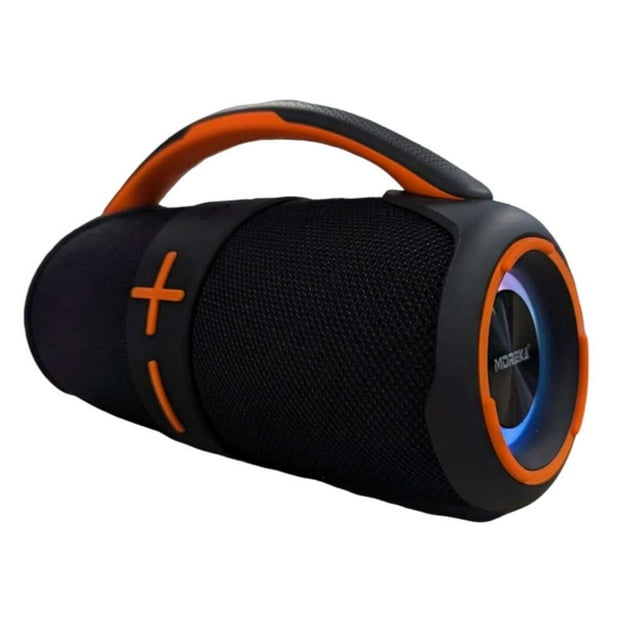 Bocina Moreka 415 20W 2400mAh Bluetooth, TF Card, Radio FM, USB Contra Agua IPX6 Negro