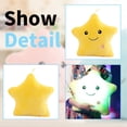 thumbnail image 4 of Smiled Pentagram Toys Sleep Aid Lindo cojín de felpa para niños y niñas (amarillo), 4 of 7