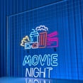 thumbnail image 3 of Movie Night Neon Sign, Cinema Movie Theatre Wall Decor, 3 of 4