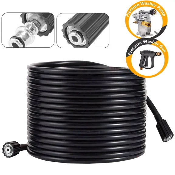 Belita Amy High Pressure Washer Hose 15m/50ft 5800PSI M22 Power Washer Extension Hose